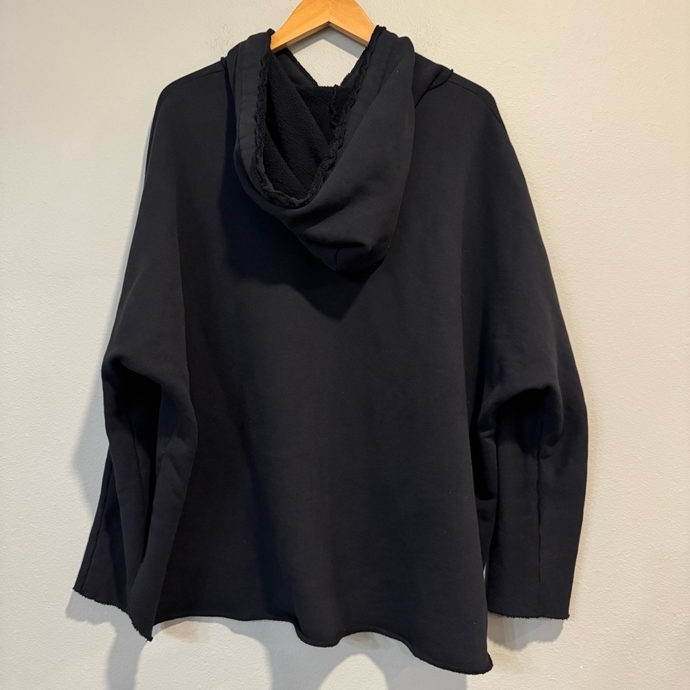 Frank & Eileen Kane Hoodie Capelet Sweatshirt Triple Fleece Large View 2